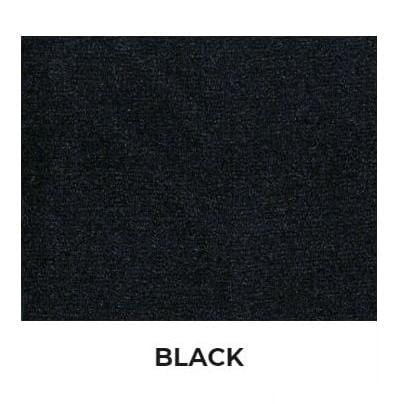 Dorsett 08501201440025 12" x 12' Bunk Carpet, Black