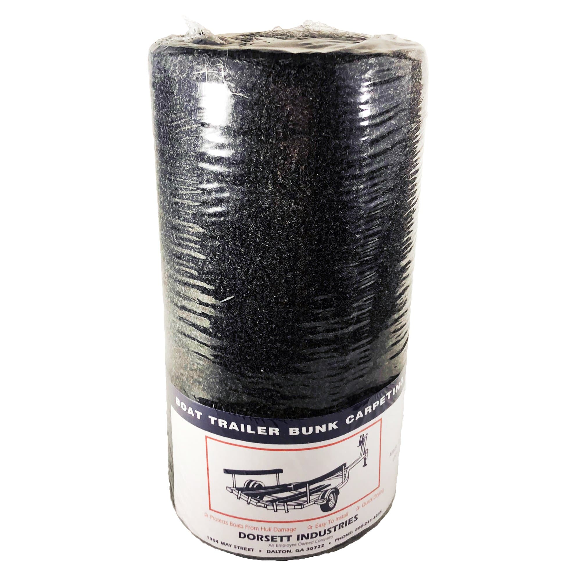 Dorsett 08501201440050 Bunk Carpet 12" x 12', Metallic Gray