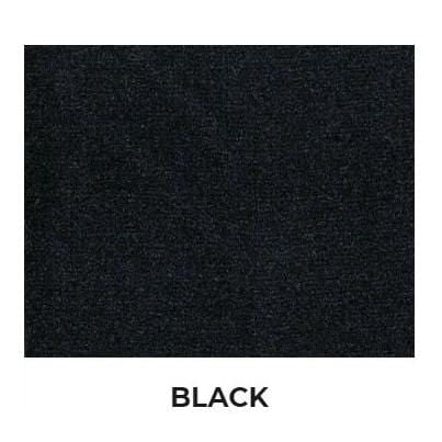 Dorsett 21501802160001 18" x 18' Needle Punch Bunk Carpet, Black
