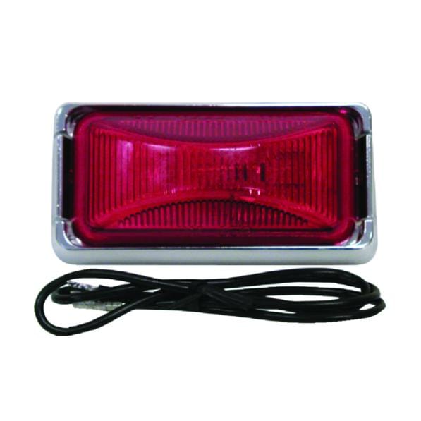 Peterson Manufacturing / Anderson Marine E150KR Sealed Rectangular Clearance Light Kit Red