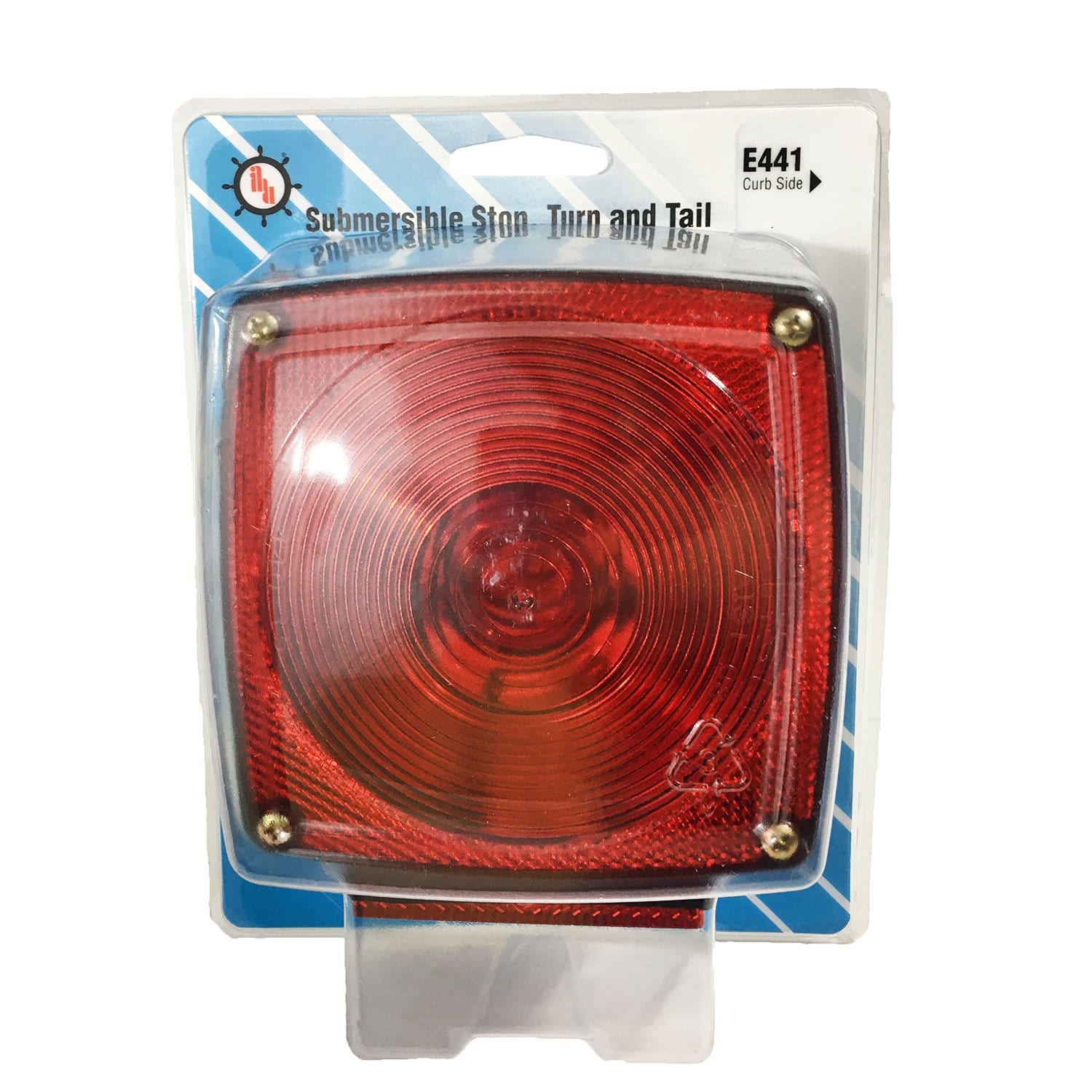 Peterson Manufacturing / Anderson Marine E441 Rectangular Surface Mount Submersible Tail Light 4.75" RH Red
