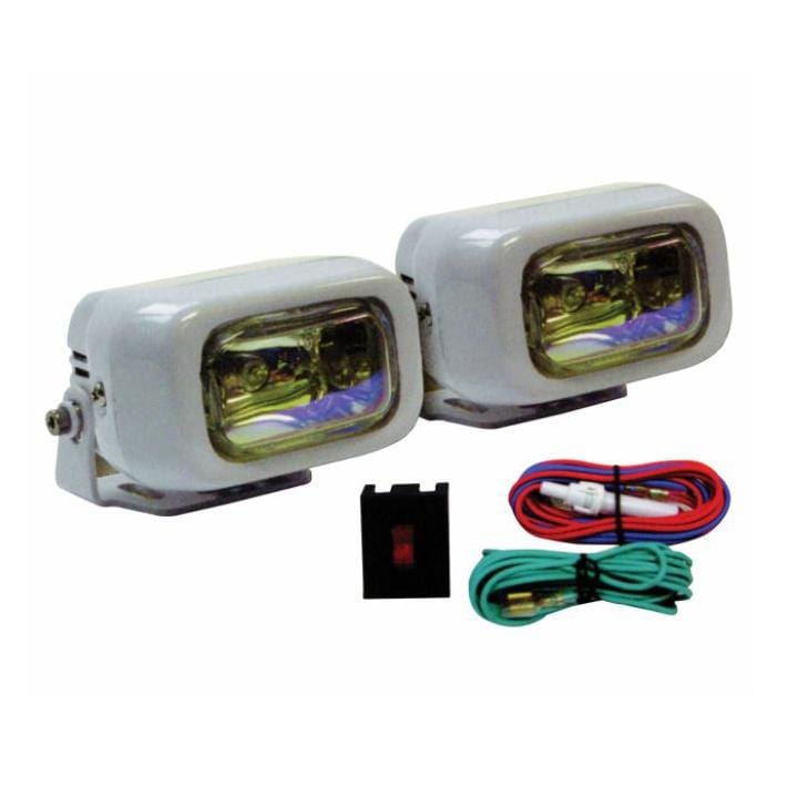 Peterson Manufacturing / Anderson Marine E586-2W Compact ION Halogen Docking Light Kit