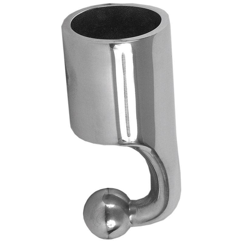 Taco Marine F11-0180P Stainless Steel Ball & Socket 90 Degree Top For 7/8" O.D. Tubing