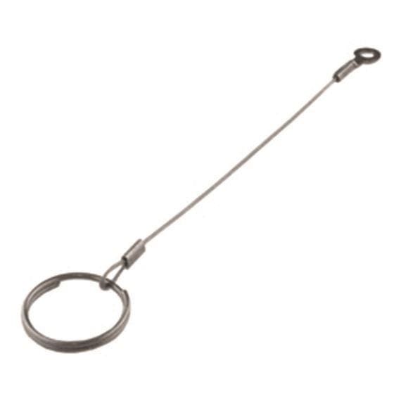 Taco Marine F13-0102T Stainless Steel Ring & Lanyard With Tab