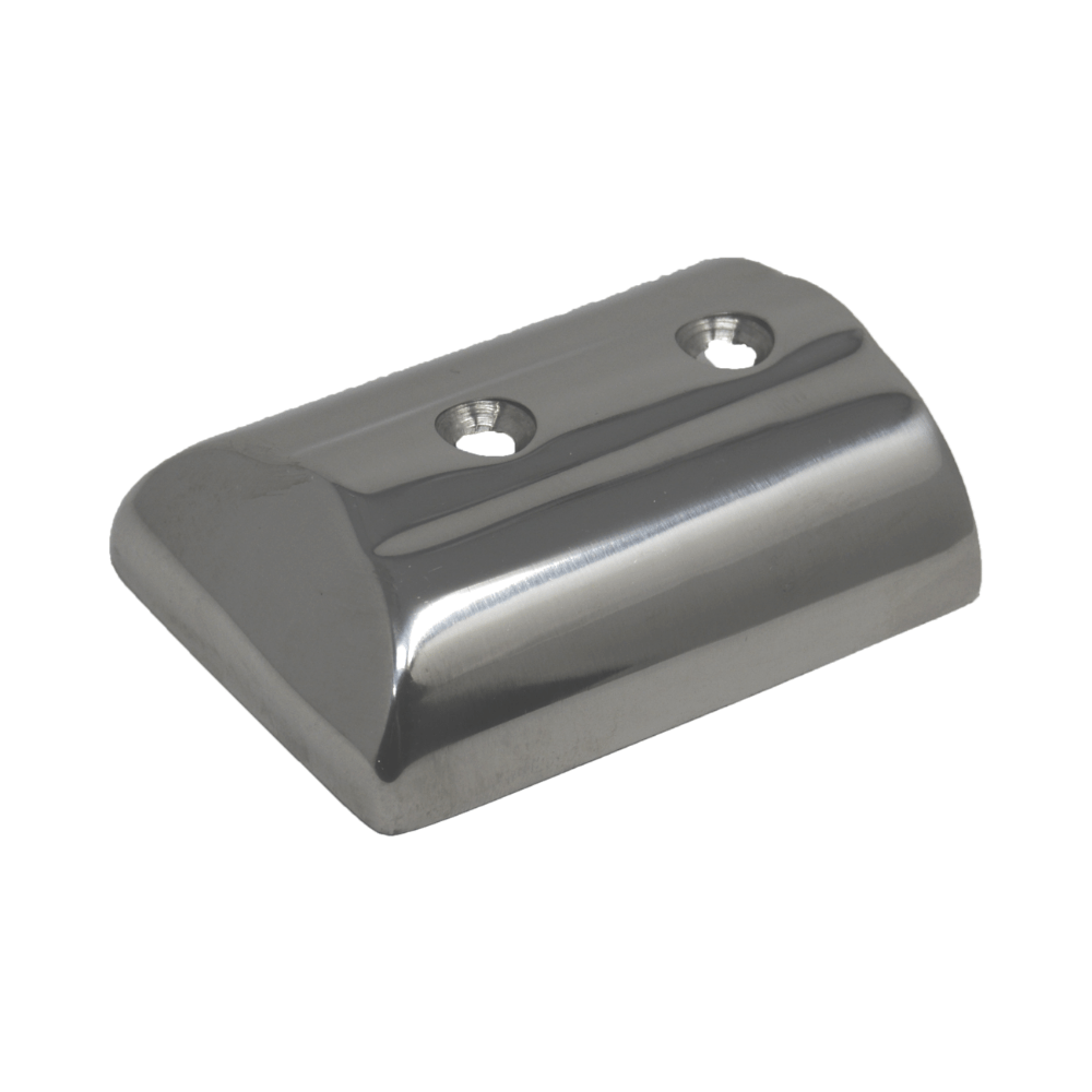 Taco Marine F16-0272 Stainless Steel Medium SuproFlex End Cap #8 Mirror Polish for V11-9990