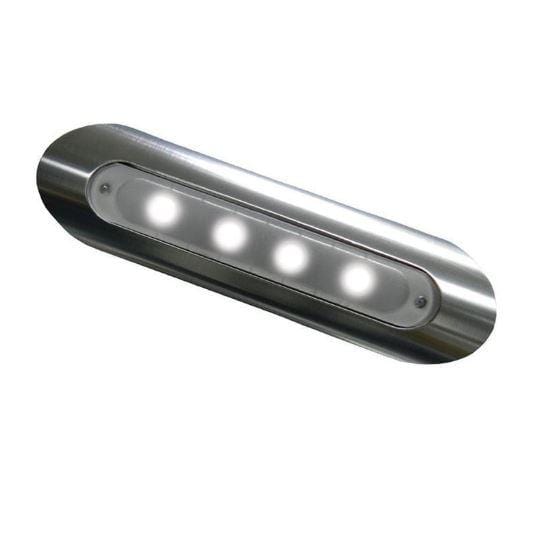 Taco Marine F38-8800BXZ-W-1 4-LED Deck Light - Pipe Mount
