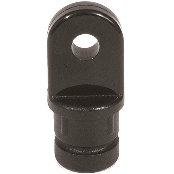 Taco Marine F40-0278BN Black Nylon 7/8" Tube Inside Eye End with Ribs