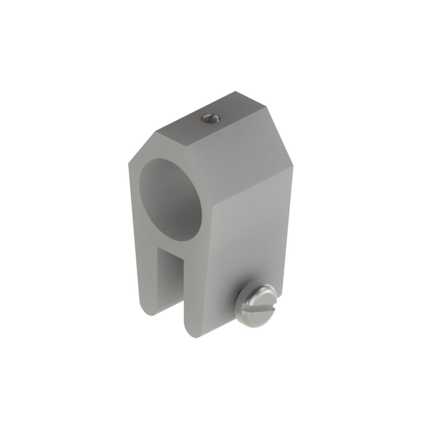 Taco Marine F40-0878GRA Jaw Slide Gray Nylon for 7/8" Tube w/ Set Screw