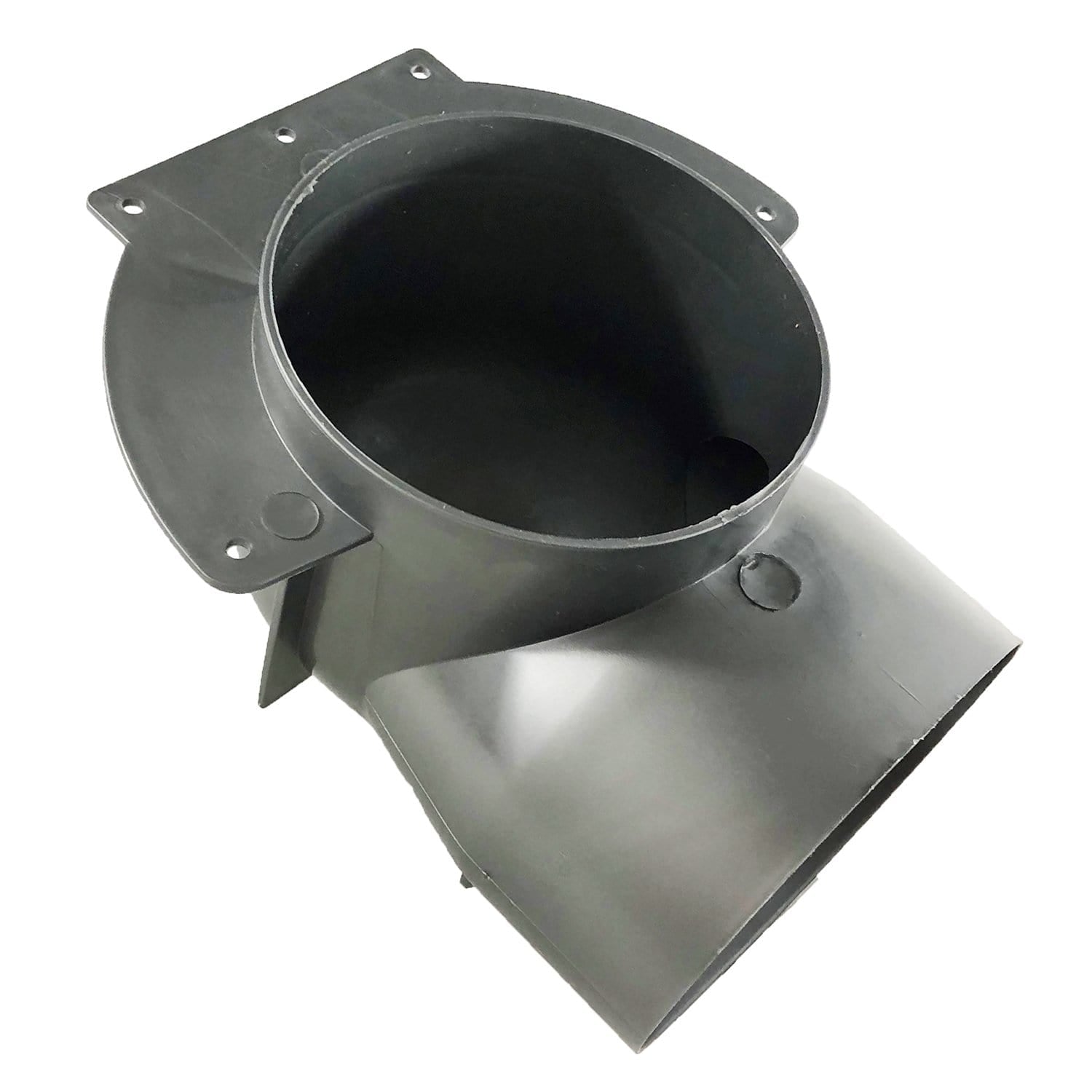 FanTech FEL4 - 4" Heavy Duty Plastic Elbow, Low Depth Profile