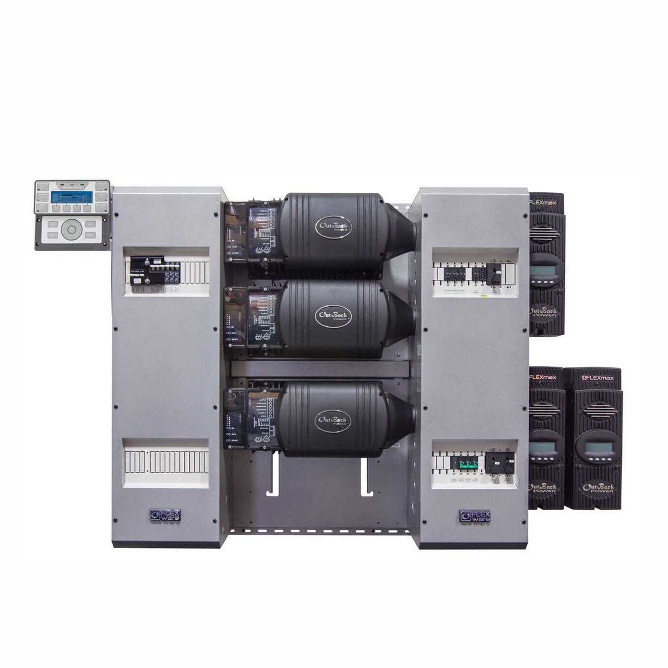 Outback Power FP3 FXR2024E Flex Power Three 6 KW, 24 VDC Wired Inverter System