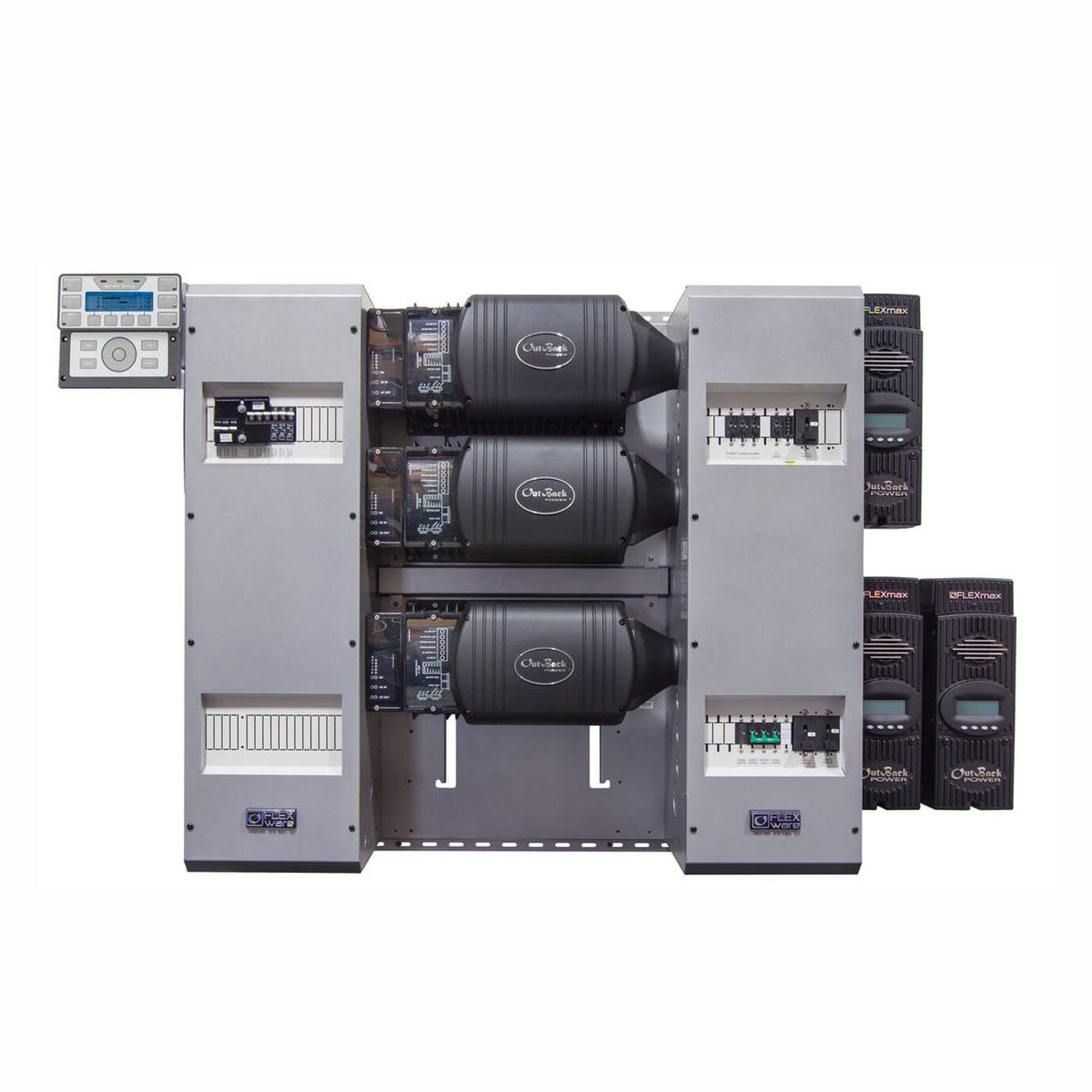 Outback Power FP3 FXR3048A-01 Flex Power Three 9 KW, 48 VDC Wired Inverter System