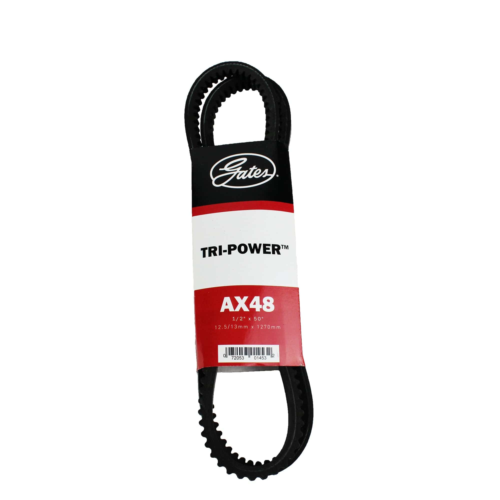 Gates AX48 Tri-Power Notched V Belt - 1/2" x 50"
