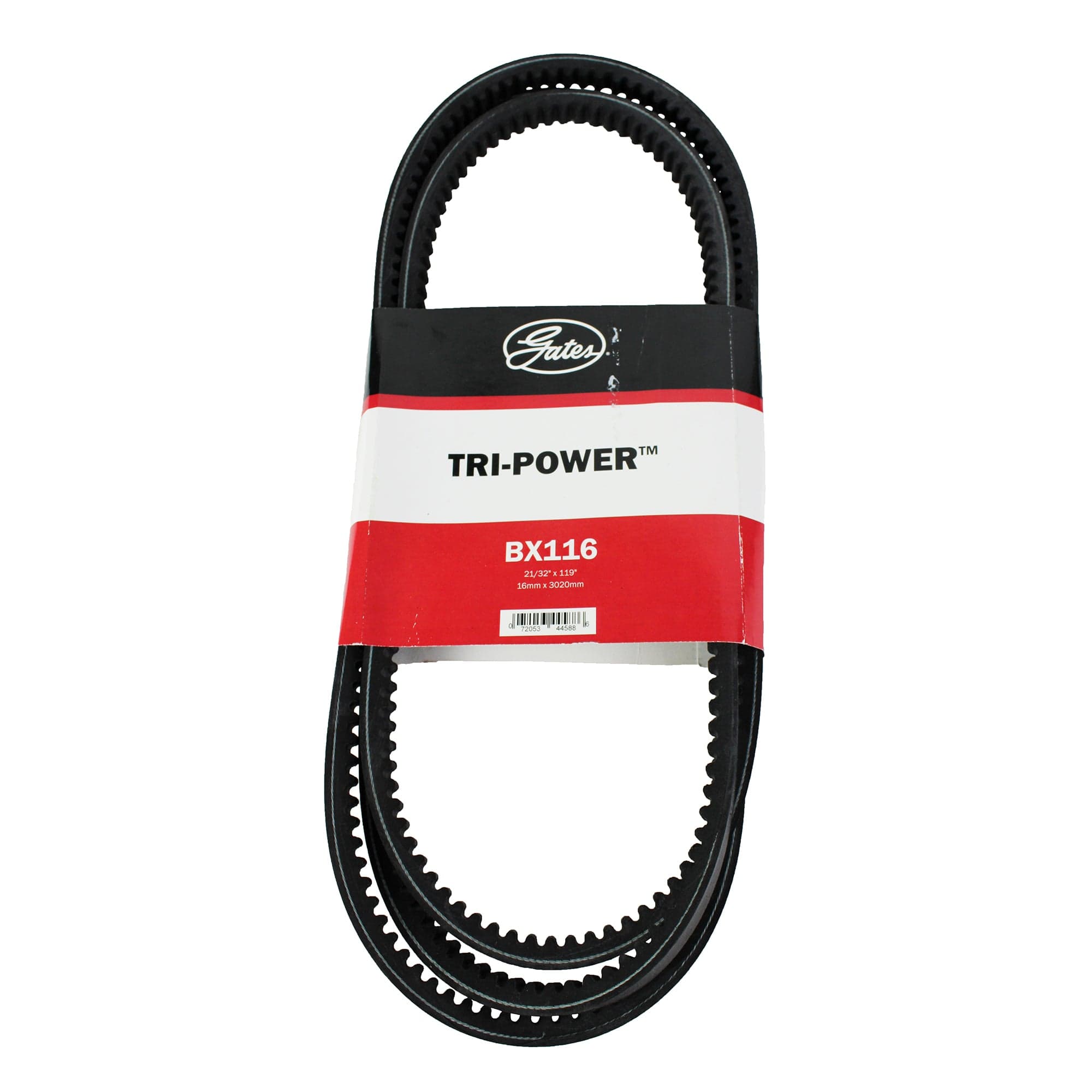 Gates BX116 Tri-Power Notched BX Section V Belt - 21/32" x 119"