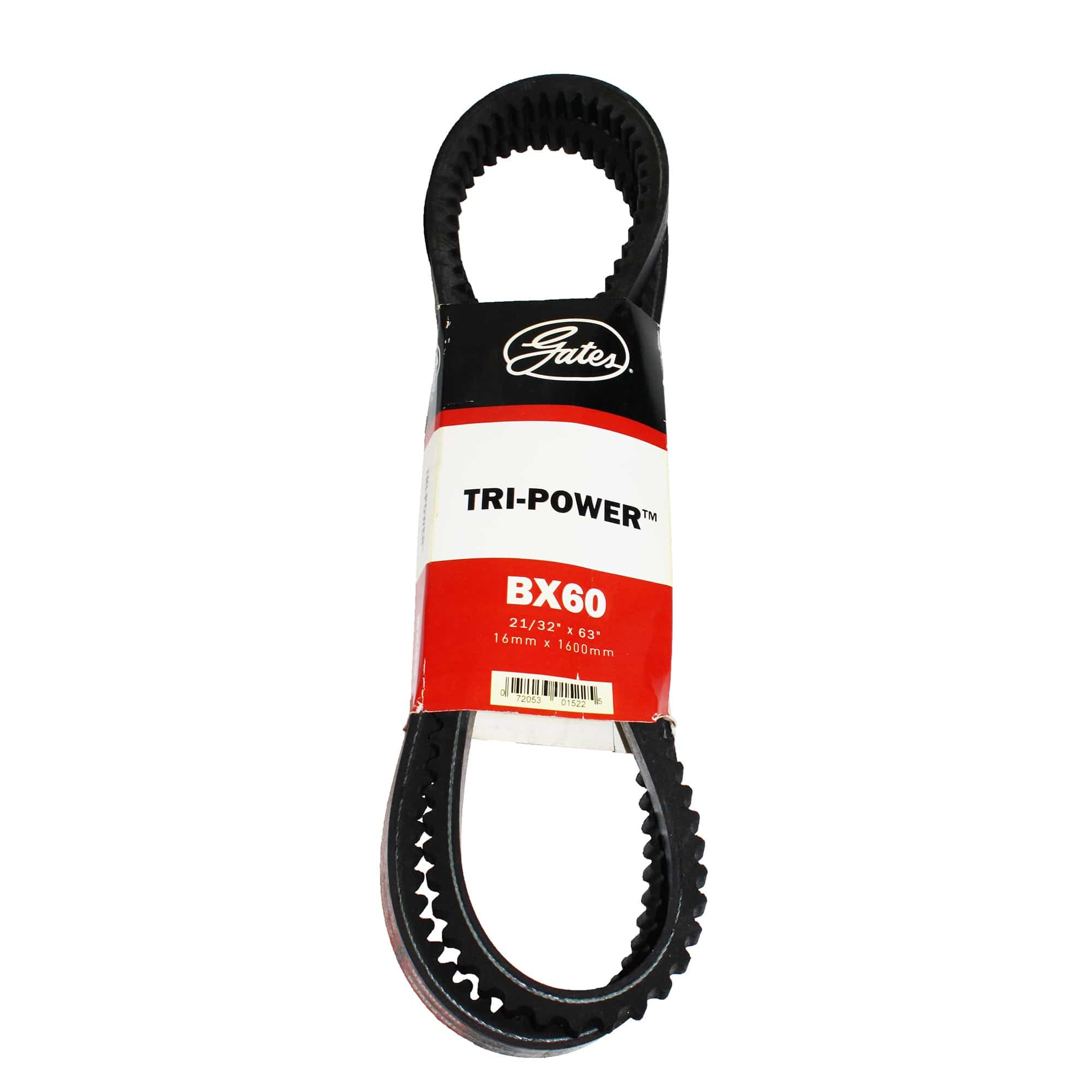 Gates BX60 Tri-Power Notched BX Section V Belt - 21/32" x 63"