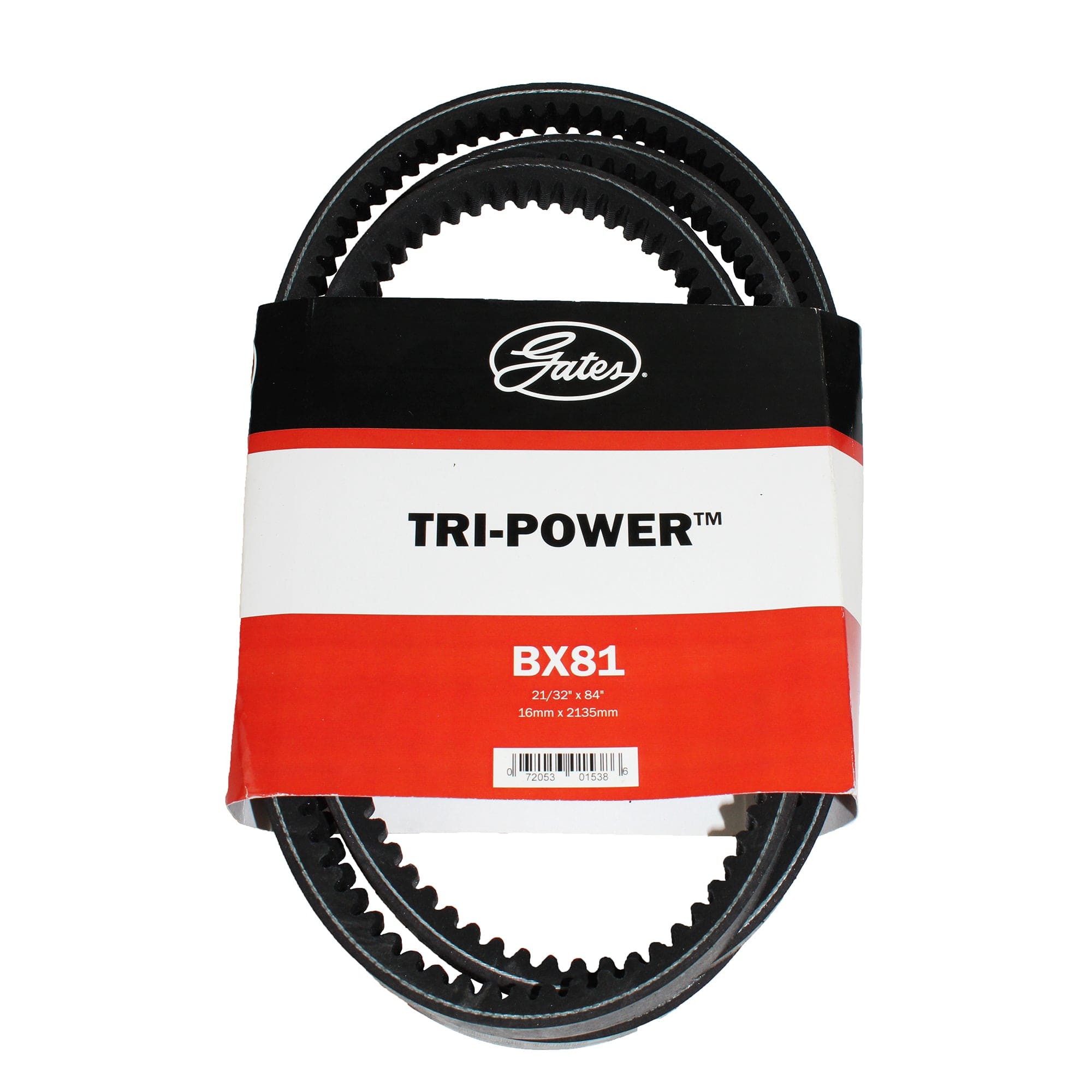 Gates BX81 Tri-Power Notched BX Section V Belt - 21/32" x 84"