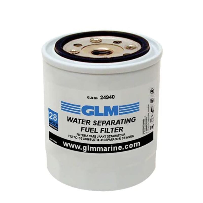 GLM Marine 24940 Water Separating Fuel Filter, Mercury/Mariner/Force 28 Micron, 4-7/16"