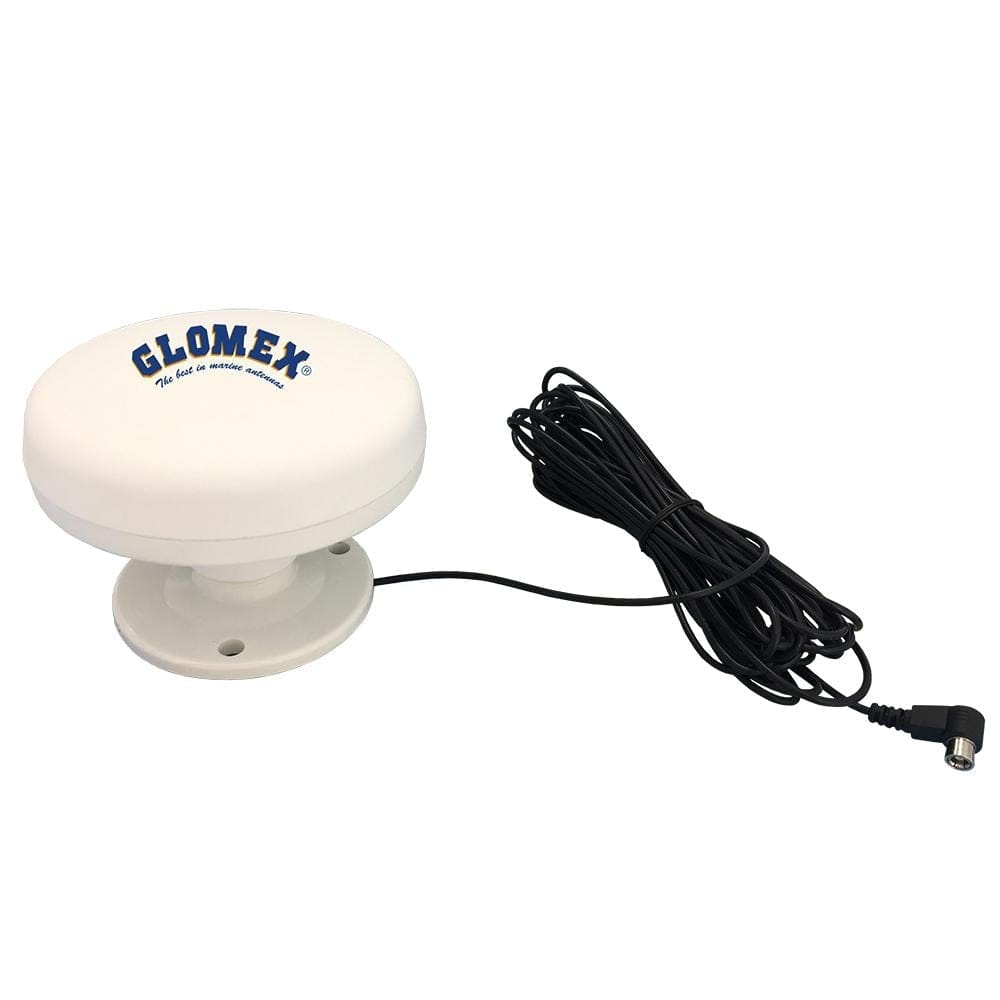 Glomex RS100 Low-Profile Marine Satellite Radio Antenna W/ Mount