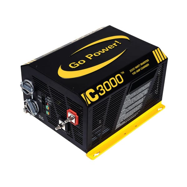 Go Power GP-IC-3000-12 3000 Watt Inverter / 125 Amp Charger with Transfer Relay
