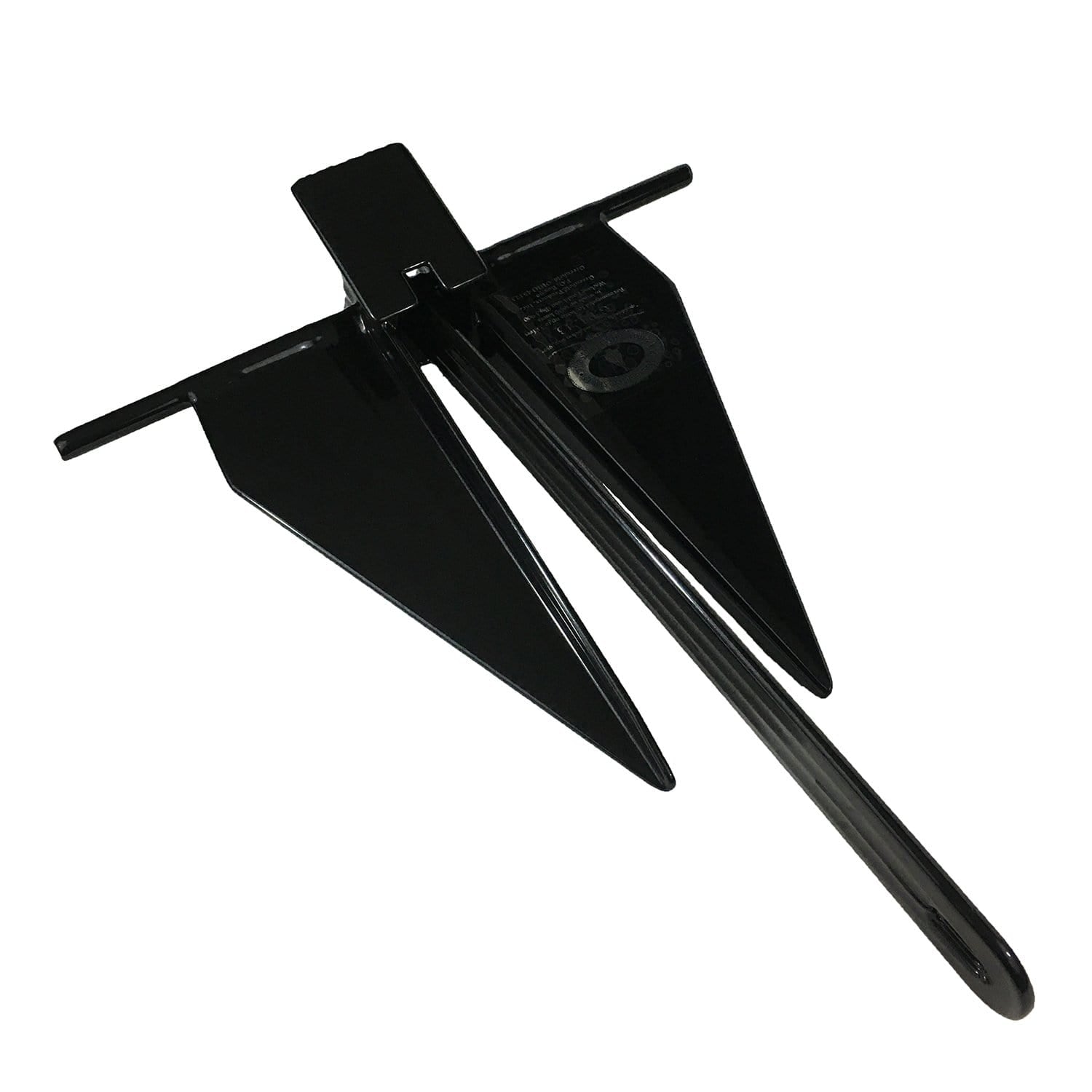 Greenfield Products GPI-13-B Iron Fluke Anchor 12 Ibs PVC Coated Black