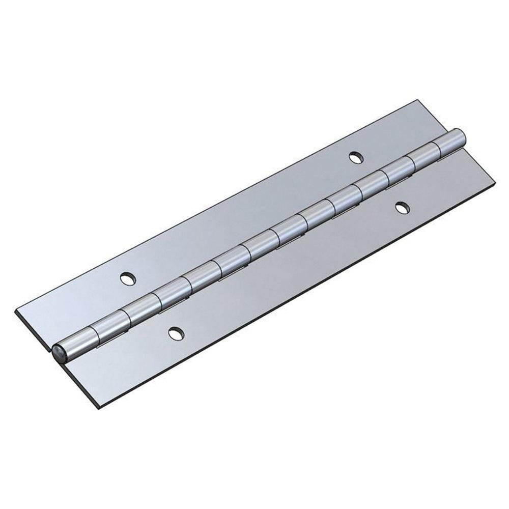 Taco Marine H14-0200A72 Annealed, Stainless Steel Piano Hinge, 2"W x 72"L