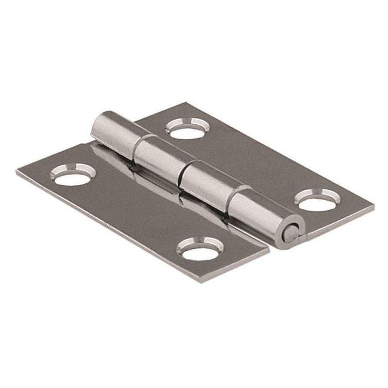 Taco Marine H20-0200 Stainless Steel Butt Hinge, 2"W x 2"L x 1/16"H