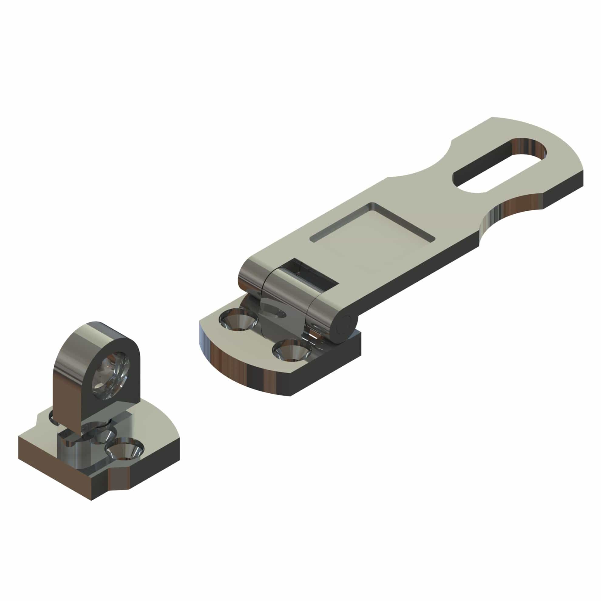 Taco Marine H30-1015 Stainless Steel Swivel Lock Cast Hasp, 3"W x 1"L
