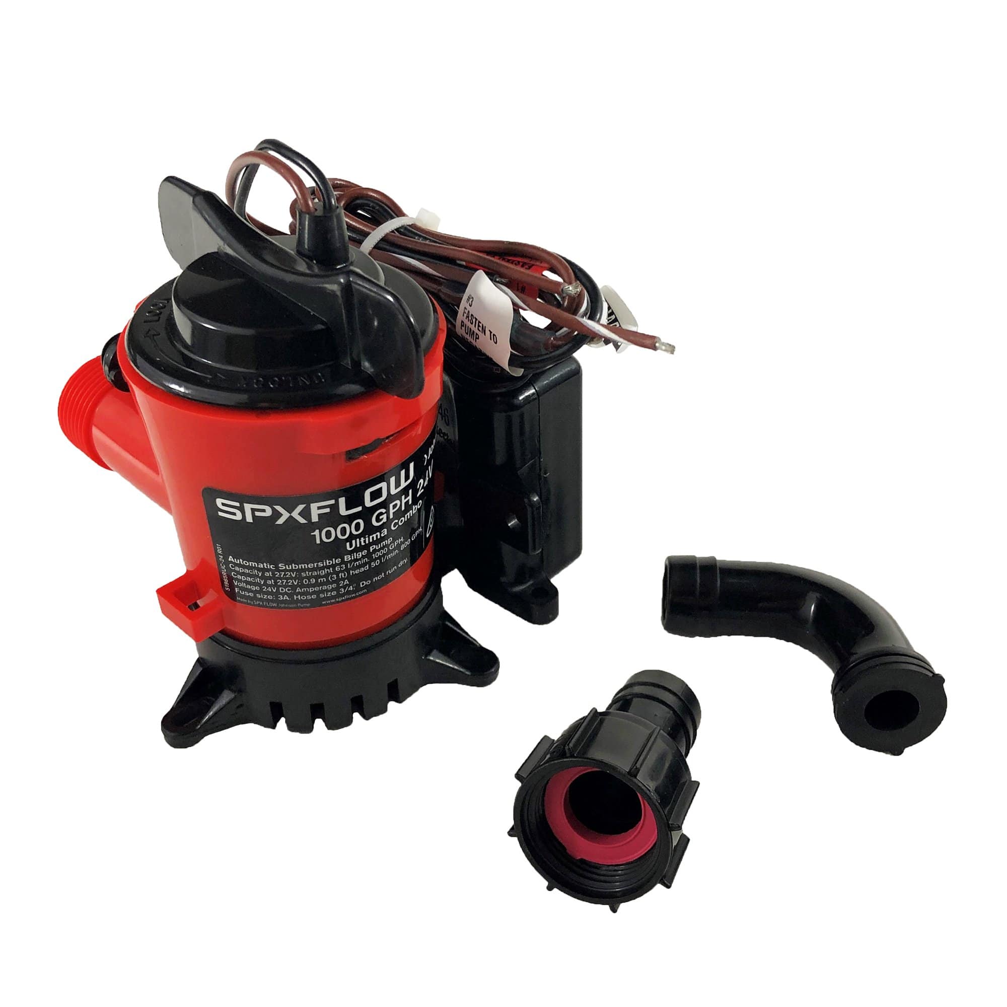 Johnson Pump 32-1650UC-01-24 Bilge Pump L650 Ultima Combo 1000 GPH 24V
