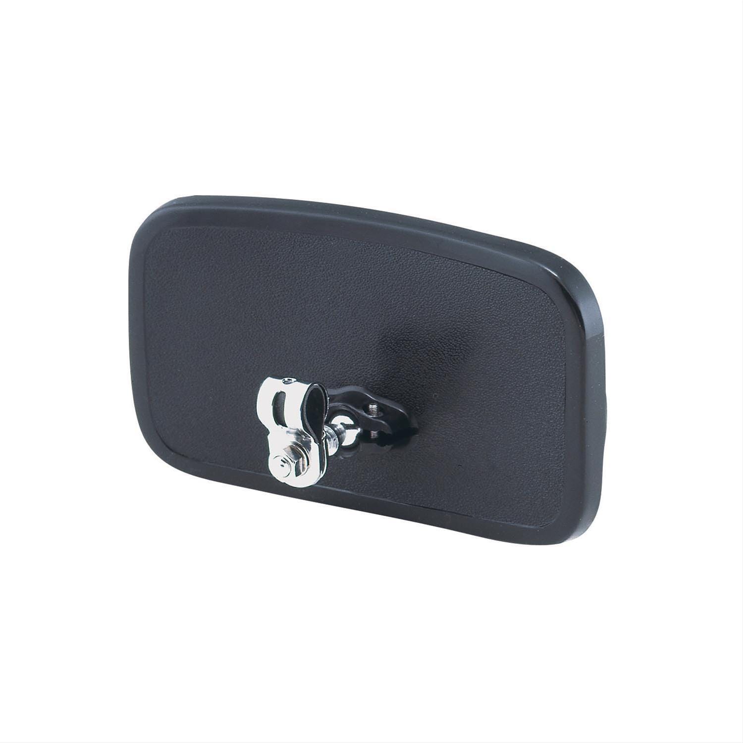 K Source CL082 Clamp-on Convex Blind Spot Mirror 4" x 8" Black