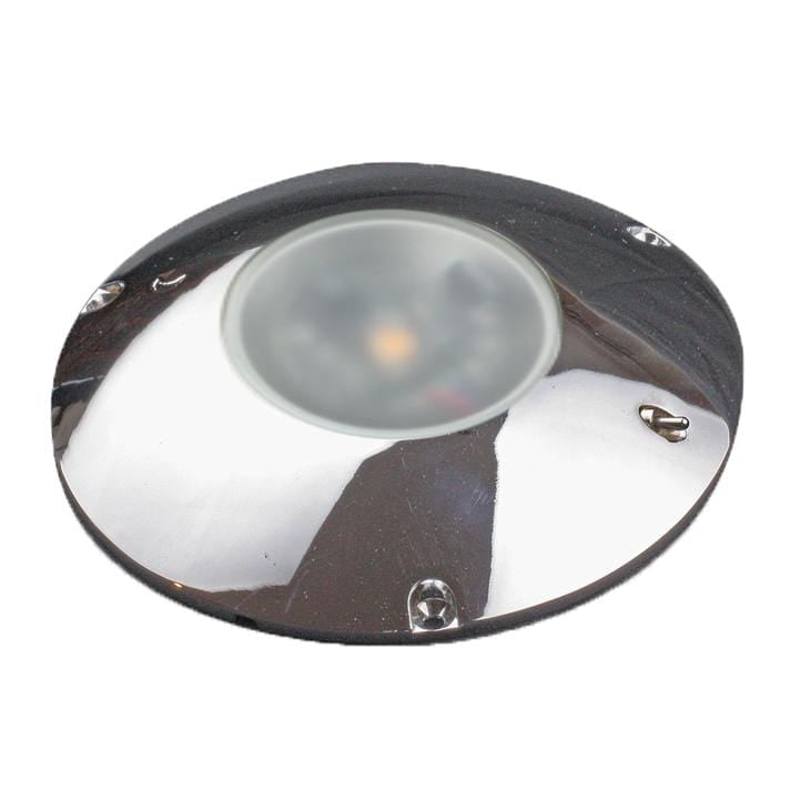 Lunasea LLB-10WW-2A-CR Surface Mount 5.5" Smooth Chrome COB LED Light