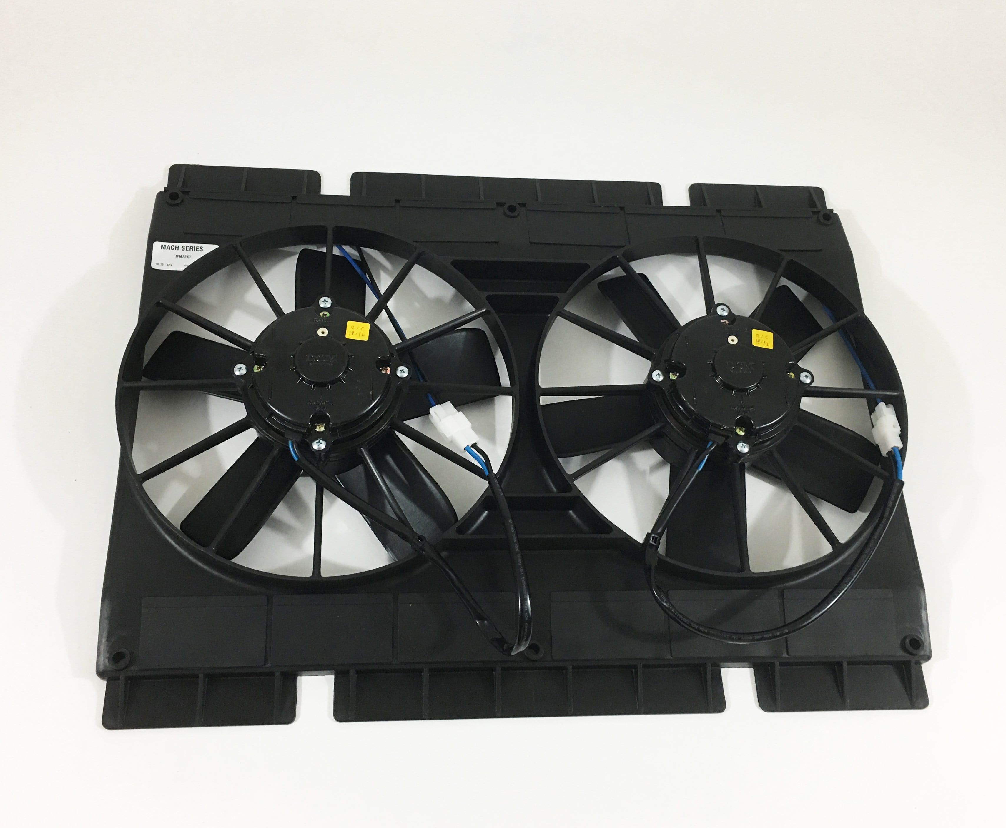 Maradyne MM22KT Mach Two 11" 225W Dual Puller Fan with Side Flanges