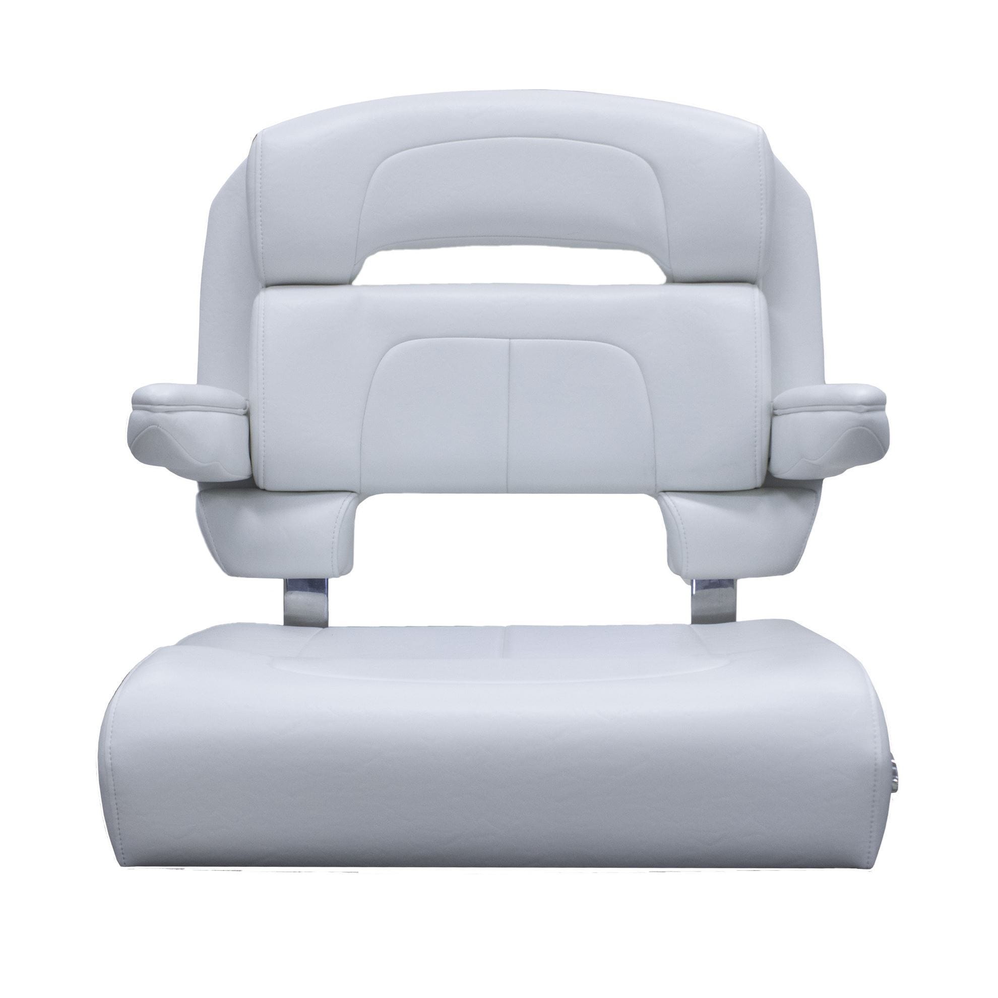 Taco Marine NS-HA1-25WHA-7-0000-0-0 25"W, Capri Deluxe Helm Chair, White