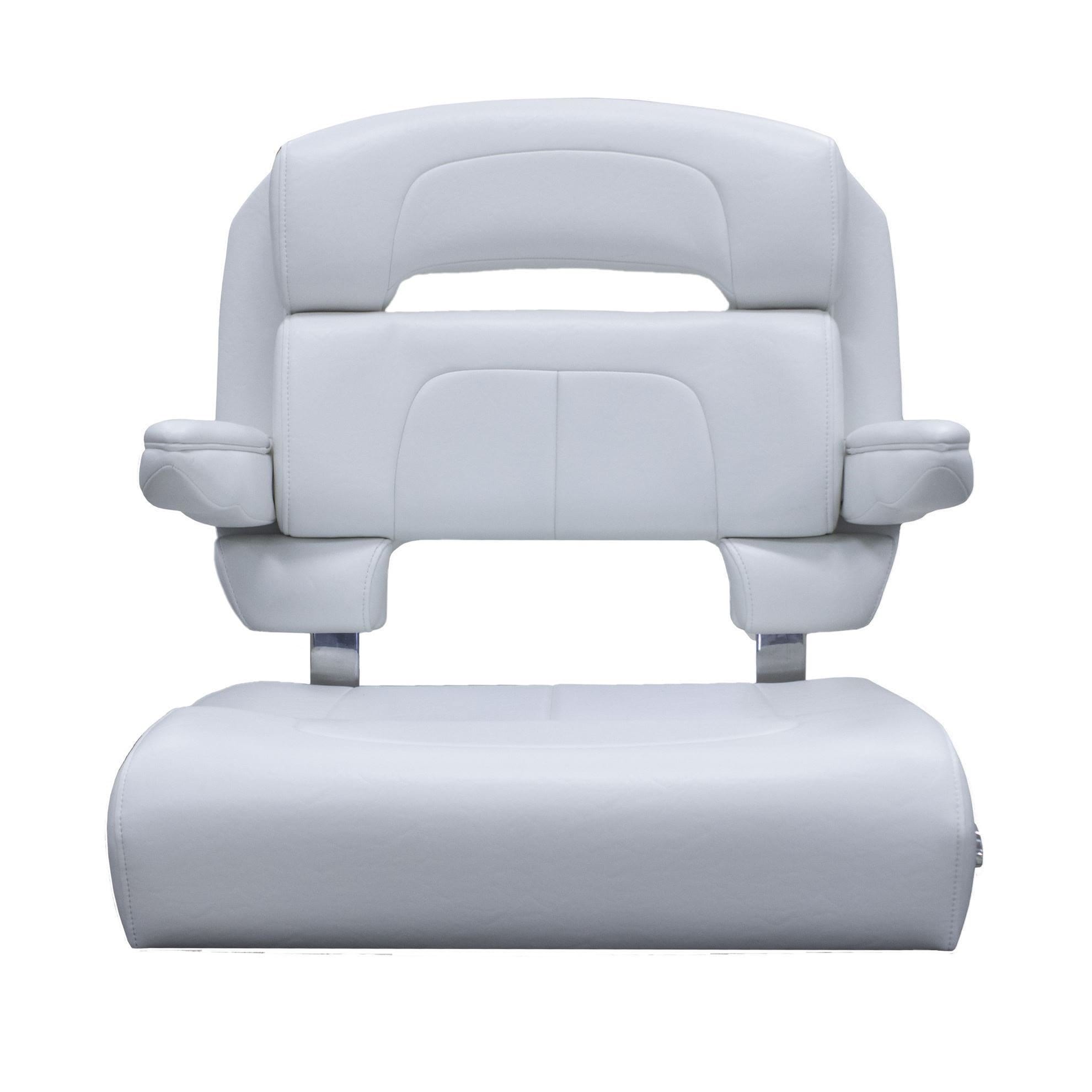 Taco Marine NS-HA1-28WHA-7-0000-0-0 28"W, Capri Deluxe Helm Chair, White