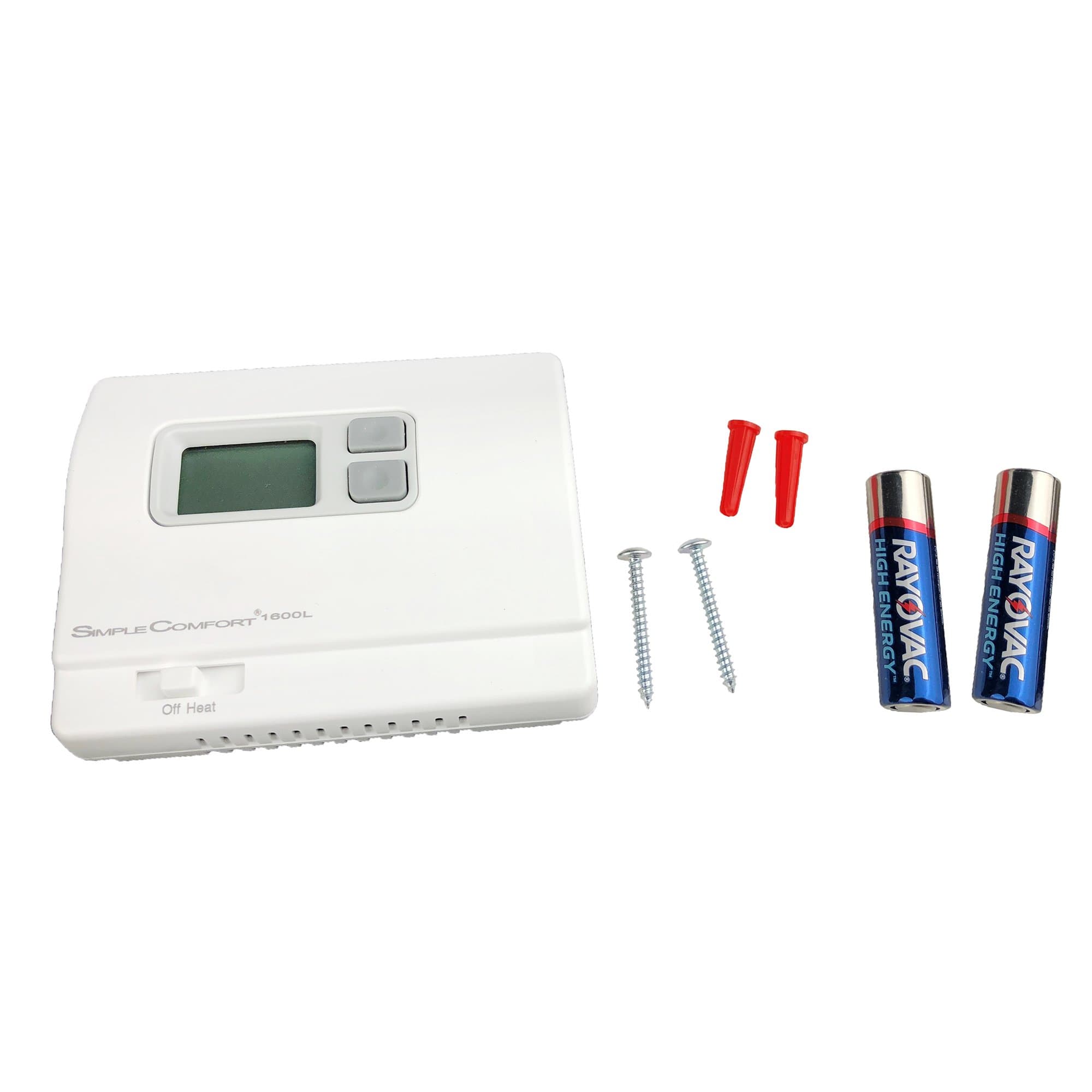 ICM SC1600L Non-Programmable SimpleComfort Heat Only Thermostat