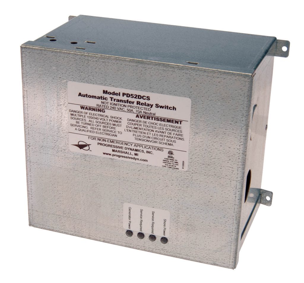 Progressive Dynamics PD52DCSV Automatic Transfer Switch Surge Protected
