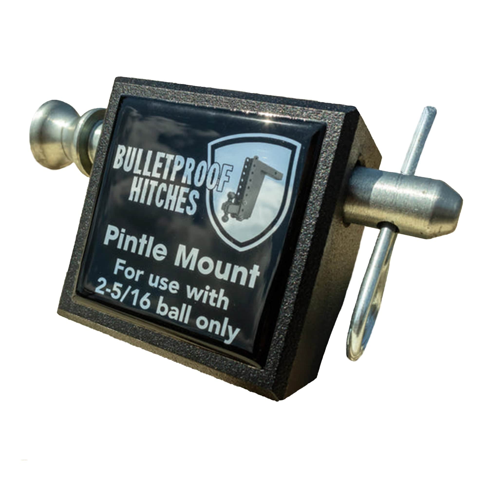 Bulletproof Hitches PINTLEATTACHMENT Pintle Mount Attachment for 2-5/16" Ball Only
