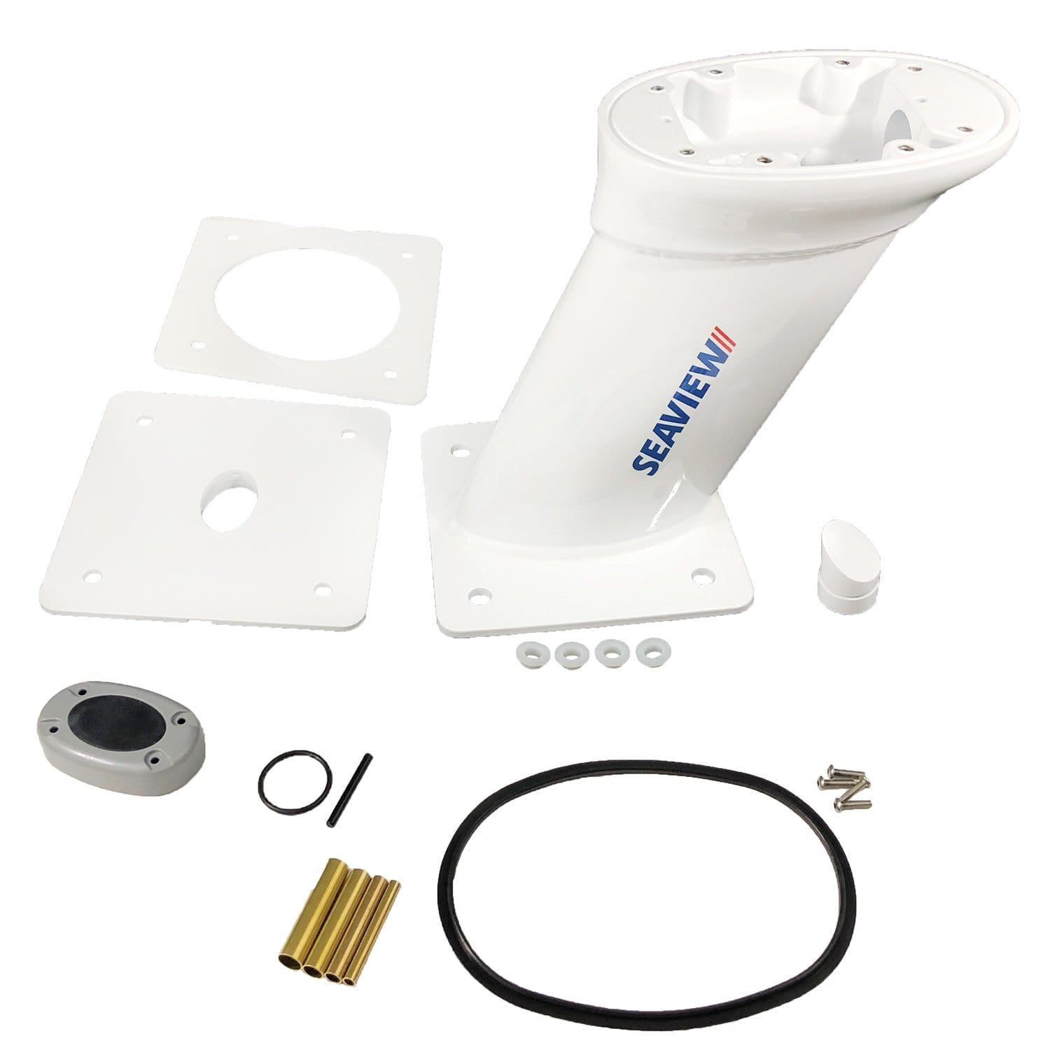 Seaview PMA107M1 10" Modular Mount, Aft Raked, 7 X 7 Base
