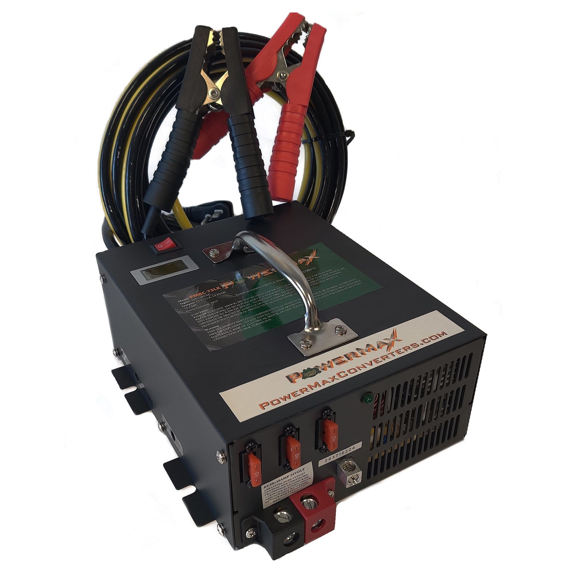 Powermax PMBC-100LK Converter Charger With Cables And 3 Stage Automatic Smart Charging