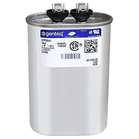Packard POCF40 40 uF MFD x 440 VAC Genteq Replacement Capacitor Oval # C440L / 97F9641
