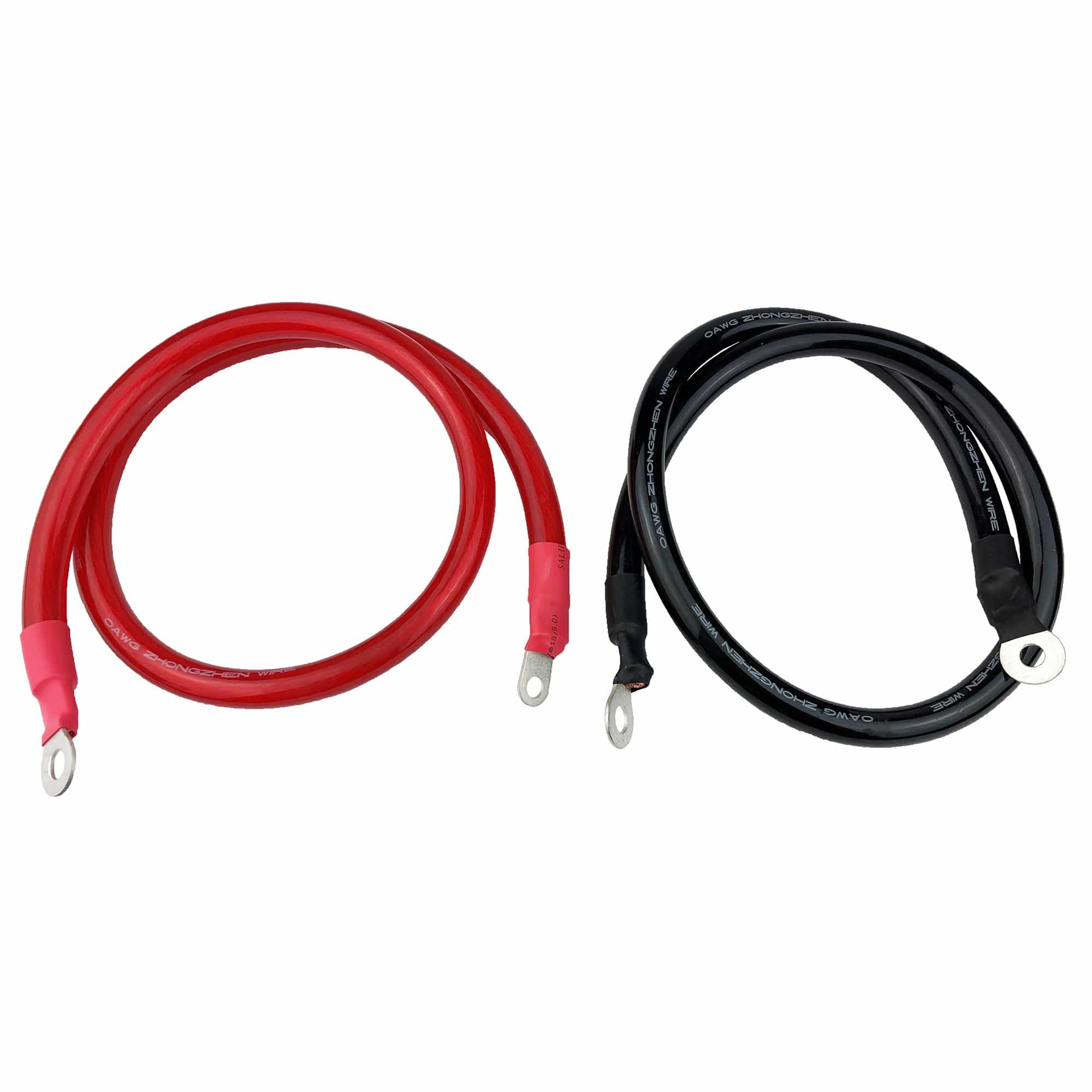 Powerbright 0AWG3 0 Gauge 3 Ft. Battery Cables for PW3500 / PW6000 / XTW3000