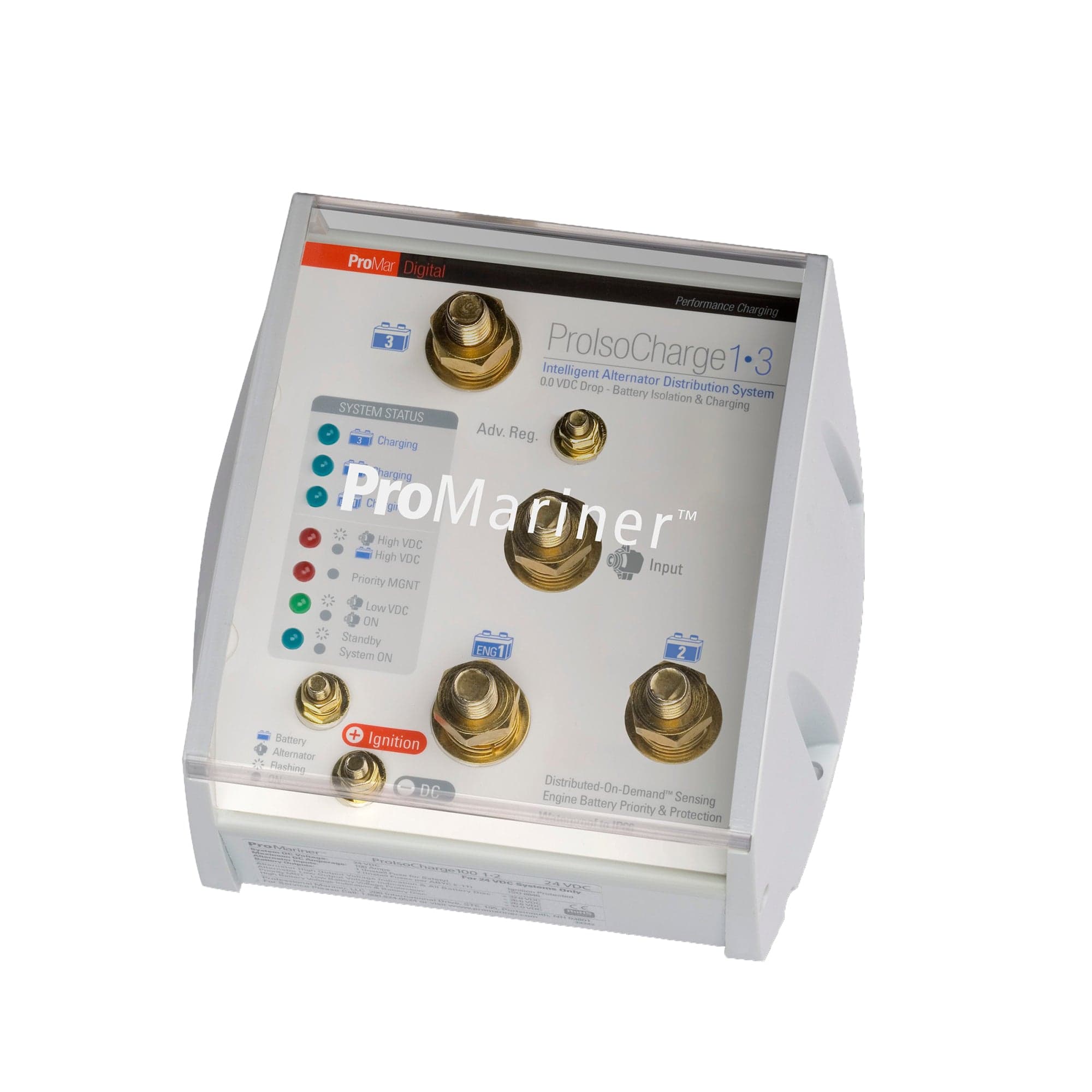 ProMariner POWM-23124 ProlsoCharge Battery Isolator 120Amp 1-Alt 3-Bat – 12Volt