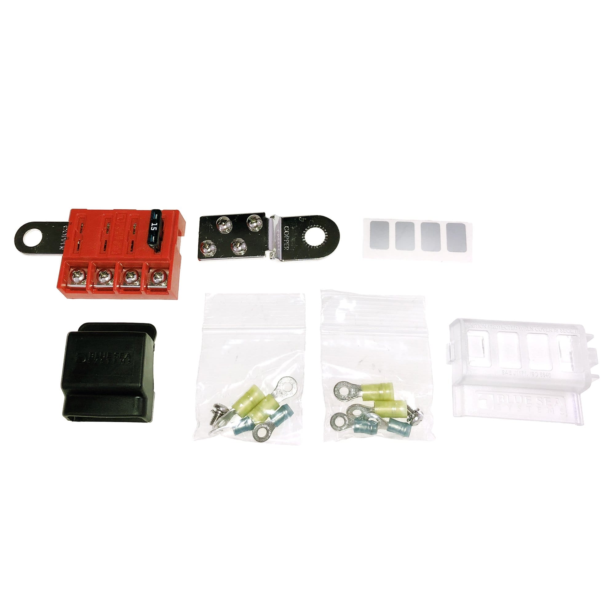 Blue Sea Systems 5024-BSS Power Products ST Blade Battery Terminal Mount Fuse Block Kit
