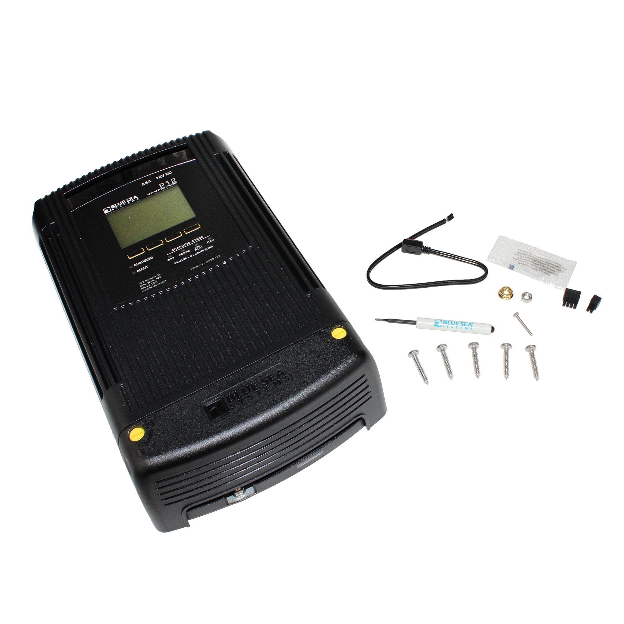 Blue Sea Systems 7531-BSS 12V 25A P12 4-Stage Battery Charger