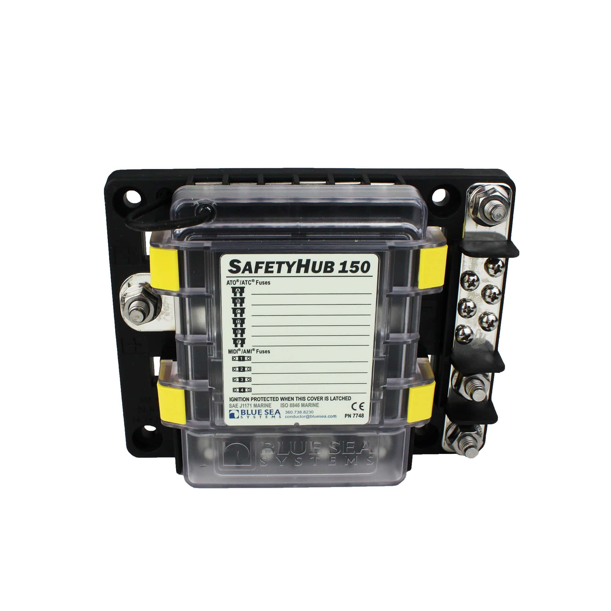Blue Sea Systems 7748-BSS SafetyHub 150 Fuse Block