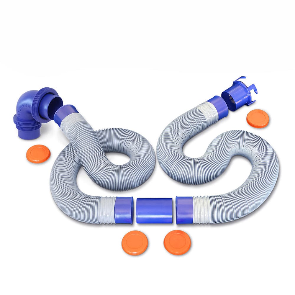 Prest-O-Fit 1-0203 9-Piece Blueline Ultimate RV Sewer Kit