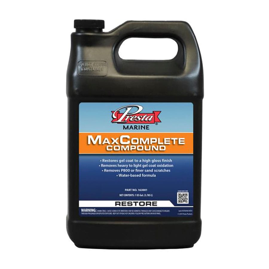 Presta Marine 163001 Maxcomplete Compound – 1 Gallon