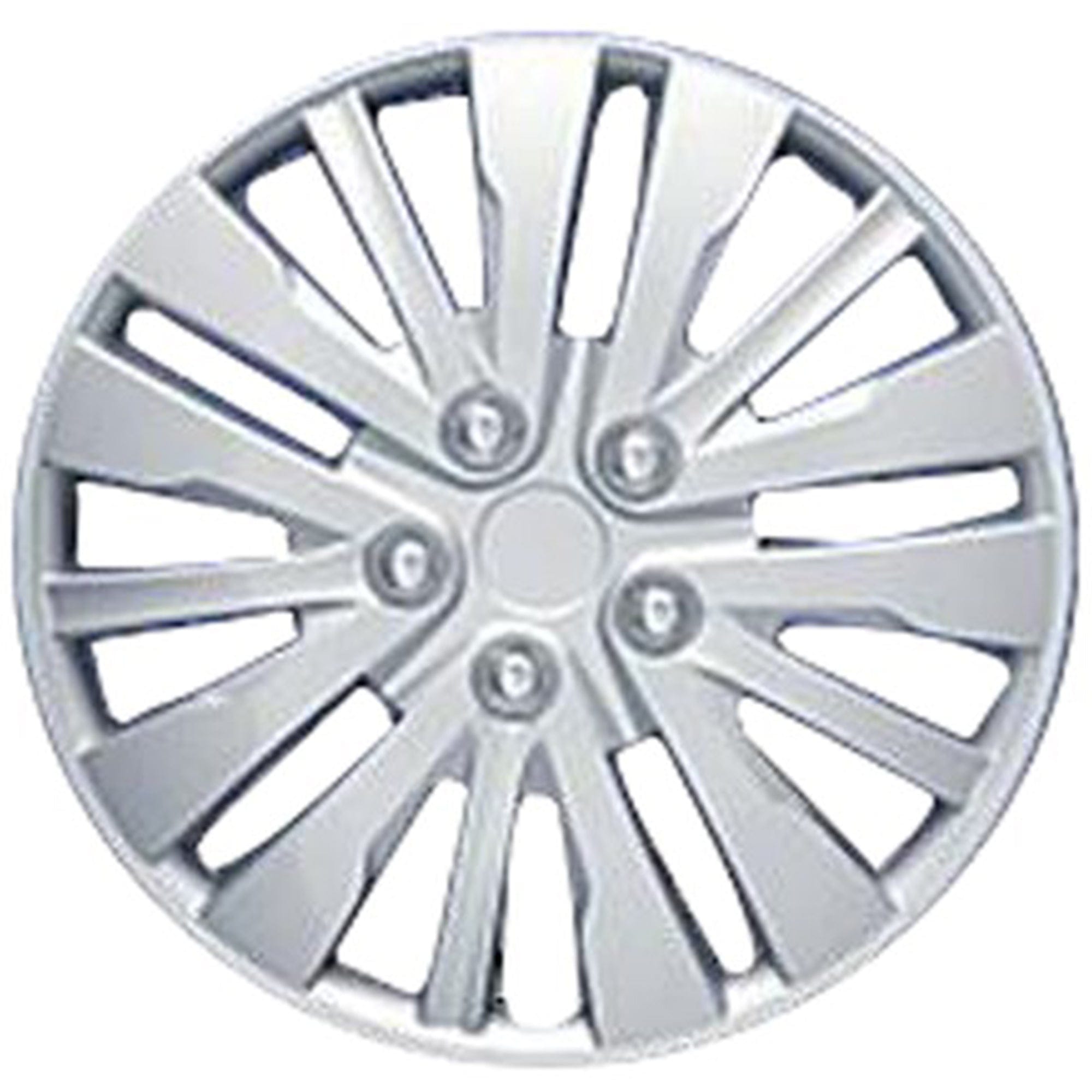PacRim PRT-1028-15S-L 15" Universal Silver Lacquer Wheel Cover Set