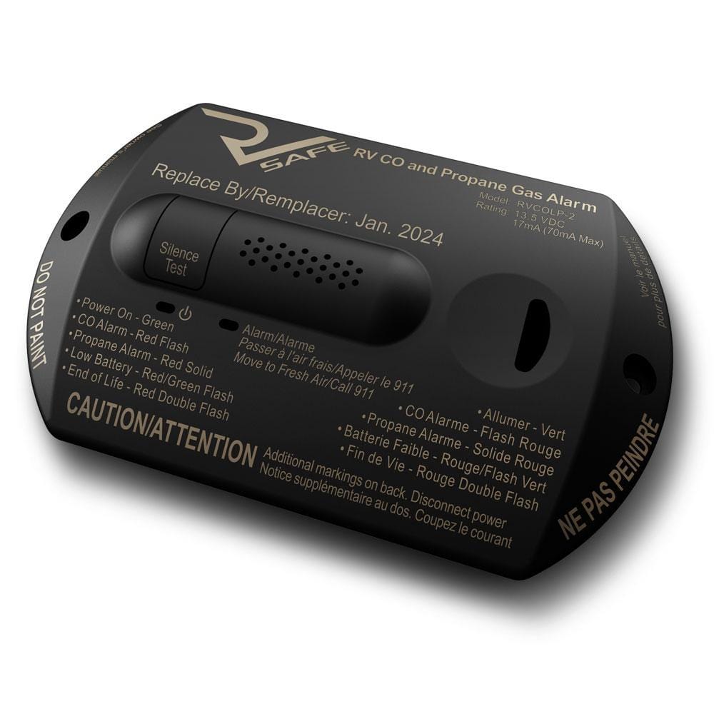 RV Safe Combination RV Carbon Monoxide / Propane Leak Detector / Alarm RVCOLP-2B