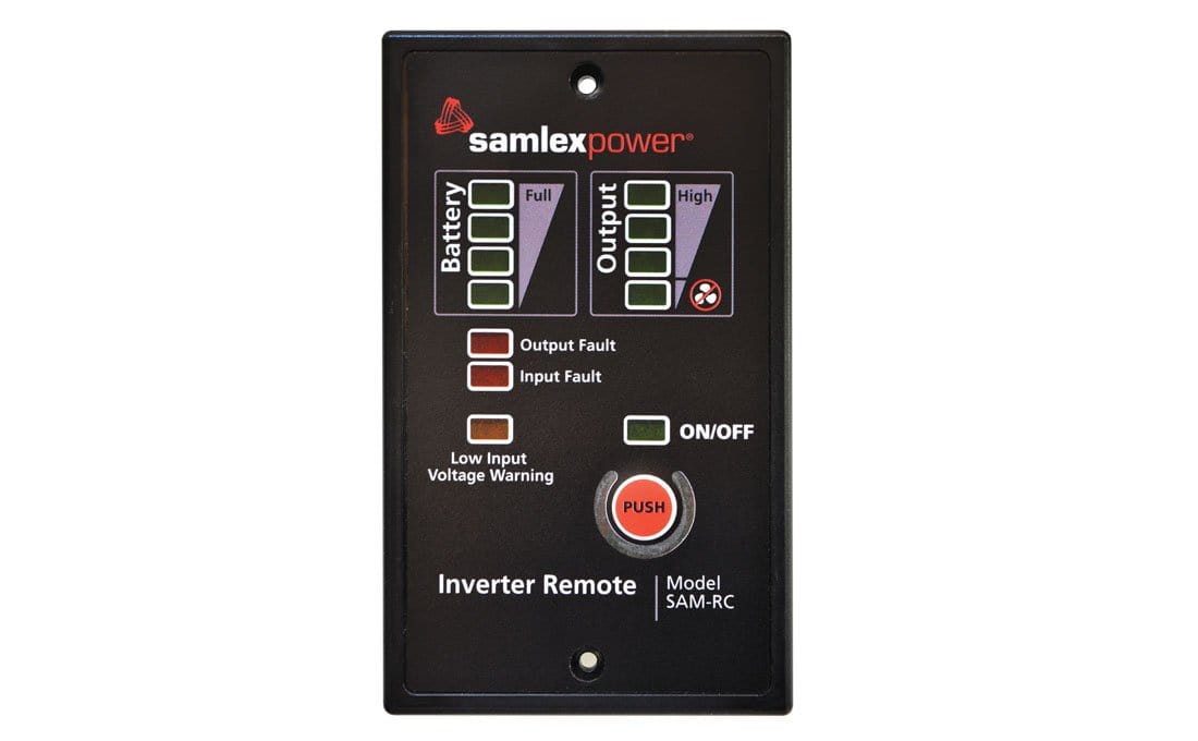 Samlex SAM-RC Remote Control For Use With The SAM-1000-12 Thru The SAM-3000-12 Modified Sine Wave Inverters