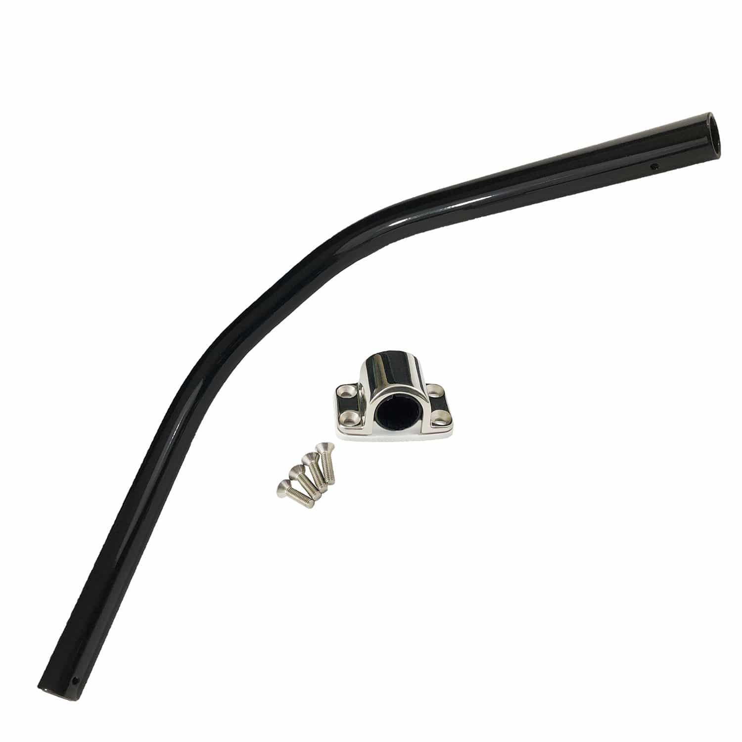 Seaview LTBRBLK 1 1/4" Light Bar For 18 - 24" Closed Dome Radar, Black, Fold Over