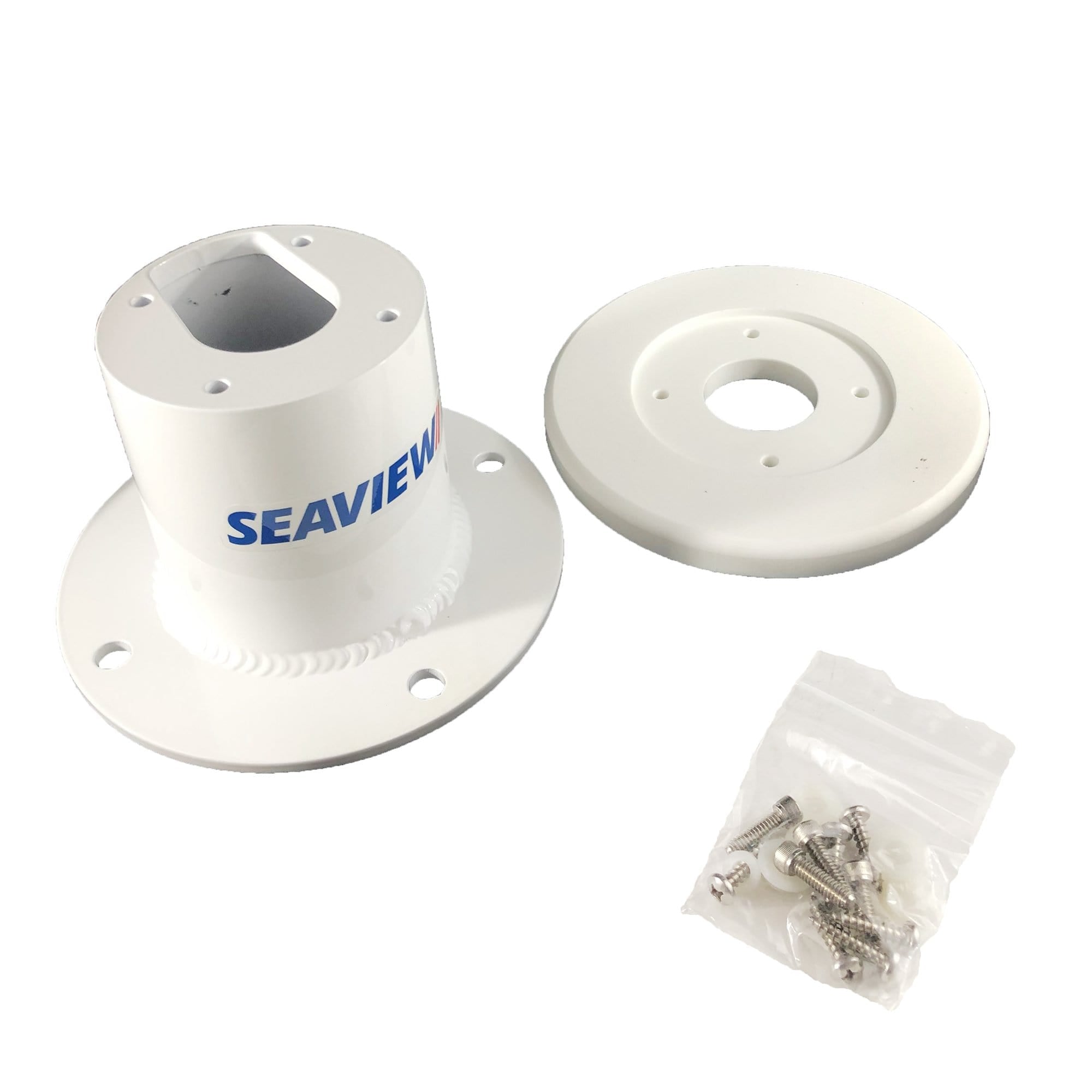 Seaview PM5FMH8 5.75" Thermal Vertical Camera Mount (Flir M100/M200 Series) 8 In. Round Base Plate